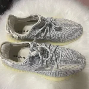 Yeezy | Shoes | Yeezy Gray Sneakers With Knitted Upper And  display picture 1